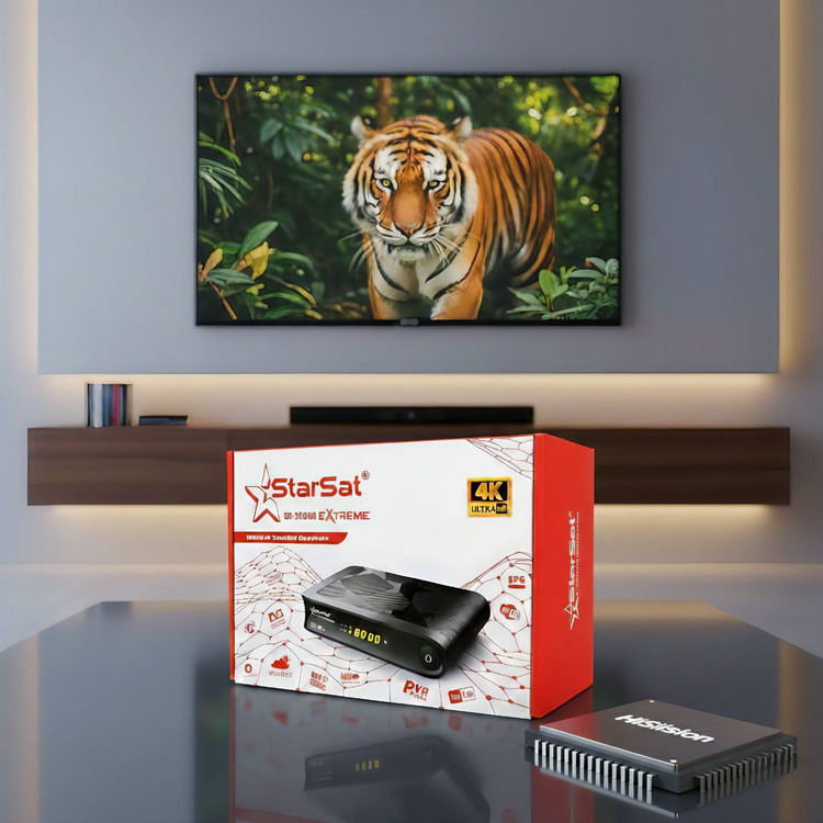 گیرنده خارق العاده استارست مدل 200 فورکی فول برد (برد بزرگ) پرچم دار بهترین تولید 4K استارست (اصلی) پلمپ کارخانه
