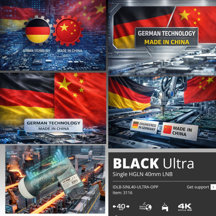 ال بلک الترا 3116 اچ دی باکس 4K با قابلیت افزایش سیگنال HDBoX black ultra (اصل) پلمپ