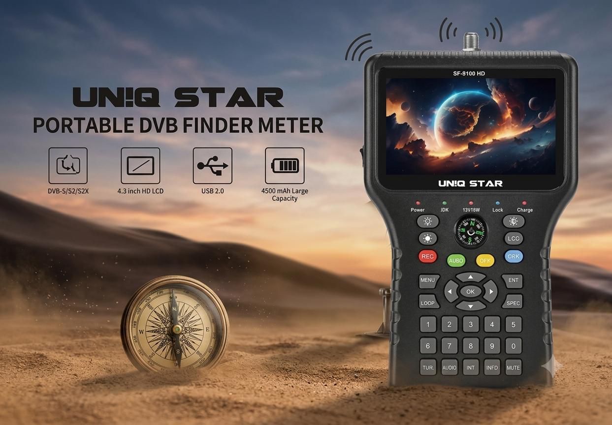 فایندر تصویری حرفه ای یونیک استار 5100 فول اچ دی uniqstar sf 5100 HD (اصل)