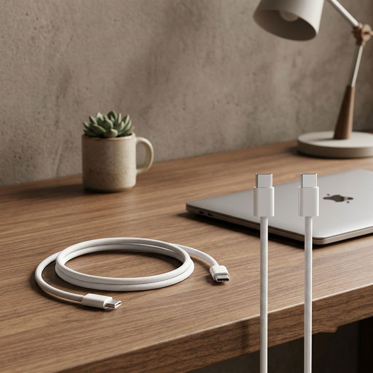 کابل شارژر اورجینال آیفون Type-C دو سر تایپ سی USB-C به USB-C یک متر (اصلی)
