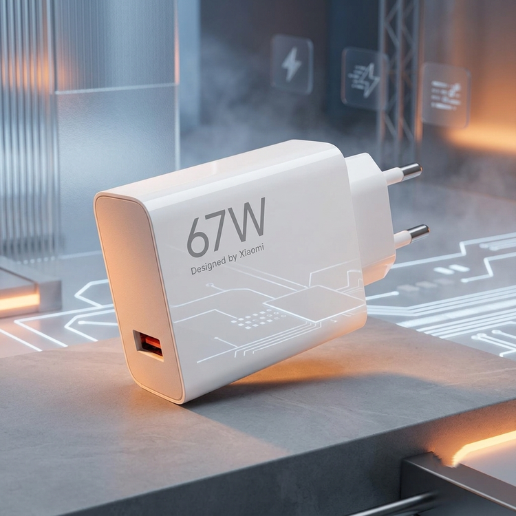 شارژر ۶۷ وات شیائومی اصل | آداپتور اورجینال Xiaomi 67W دو پین اورجینال فست سوپر شارژ