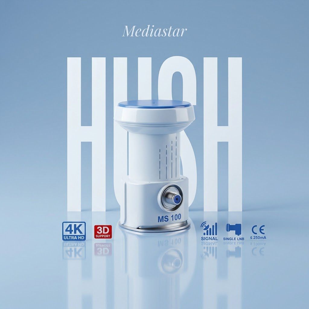 گیرنده دیجیتال مدیا استار مدل MS100 ال ان  تک سوزن